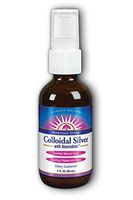 Heritage Store Colloidal Silver with Atomidine Spray, Peppermint, 2 Fluid Ounce