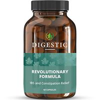 Digestic™ - Constipation IBS Relief - 100% Natural Ingredients - 30 Days Treatment - New Breakthrough Formula - IBS Supplement for Constipation, Bloating and Gas Relief. Organic & Vegan Laxative