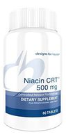 Designs for Health 500mg Niacin Flush-Free - Niacin CRT, Slow Timed Release Tablets (60 Tablets)