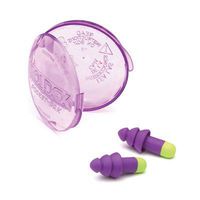 Moldex 6400 Universal Multiple Use Rockets Tapered TPE (Thermoplastic Elastomer) Uncorded Earplugs With Pocket-Pak Carrying Case (50 Pair Per Box) (50/PR)