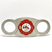 Fireman's Cigar Cutter – Double Guillotine Blades – in Gift Box