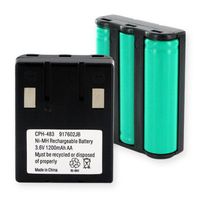 1200mA, 3.6V Replacement NiMH Battery for Sony SPP940 Cordless Phones - Empire Scientific #CPH-483