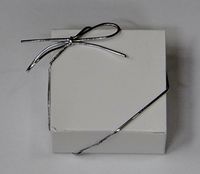 8" Silver Stretch Loops 50ct for Candy Boxes / Jewelry Boxes