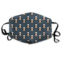 YOFFYO Cute Funny Animal Penguin Dustproof Earloop Mouth Ma.sk for Women Men, Pollen Ski Painting Half Face Mouth Ma.sk - Adjustable Elastic Band Face and Nose Cover