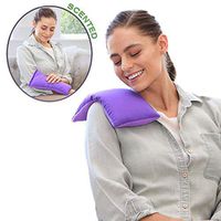 My Heating Pad Microwavable Hot Therapy Pack | Perfect Hot and Cold Herbal Aromatherapy Pack for Neck and Shoulders, Cramps, Arthritis, and Headaches Relief | Weighted Heat Pad - Lavender Purple
