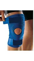 Heaven® 2 Pack Comfort Knee Braces - Adjustable, Comfortable, Royal Blue with Black Comfort Seams.