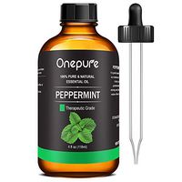Onepure 100% Pure Peppermint Essential Oil - (4.0 Fl Oz/118ml) - Aromatherapy Essential Oils for Diffuser and Topical Use Natural Oils for Home and Work