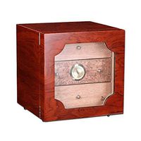 Smoking Set/Cigar Humidors with Humidifier and Hygrometer Cedar Wood Lined Piano Lacquered Cigar Cabinet Three-Layer Large Capacity Can Hold 100 Cigars Professional Storage Cigar Men's Gift Box Mute