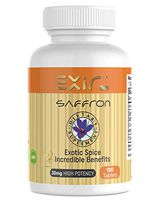 EXIR® Saffron + Saffron Extract, Natural Supplement for Adrenal Support, Mood Boost, Stress and Anxiety Relief, 180 Tablets