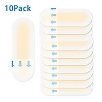 Yuema 10 Pcs Blister Pads Waterproof Hydrocolloid Wound Pads Blister Bandages for Heel Blisters Foot Toe Prevention & Recovery