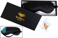 Gel Eye Sleeping Mask Hot or Cold Gel Bead Insert (Black)