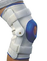 AlexOrthopedic Deluxe Compression Knee Support with Hinge - Large