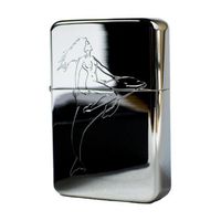 Lighter - Dolphin Rider High Polish Chrome - Star Int. Inc Brand