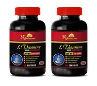Clear Mind and Energy - L-Theanine 200MG - Energy Boost Formula - 2 Bottles (120 Capsules)
