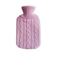 NACOLA Classic Hot Water Bag Cover Only,Hot Water Bottle Cute Animal Knit Covers for 2 L Classic Rubber Hot Water Bottle