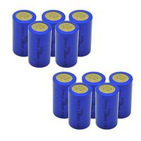 C Size D Size Lithium Battery 3v Count:Pcs (CR34615 (D Size), 10)