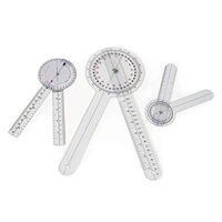 Goniometers - Single or Set (Set: 12", 8", 6") - Physical Therapy - Occupational Therapy - Best Value