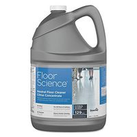 Diversey CBD540441 Floor Science Neutral Floor Cleaner Concentrate, Slight Scent, 1 gal, 4/Carton