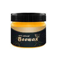 AutumnFall Wood Seasoning Beewax, 1 Pack Natural Traditional Beeswax Polish for Furniture & Wood, Furniture Care Complete Solution, Wood Floor Furniture to Beautify & Protect (Yellow)