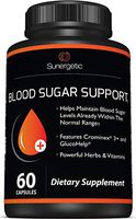 Premium Blood Sugar Support Supplement – Helps Support Healthy Blood Sugar & Glucose Levels – Includes Bitter Melon Extract, Vanadium, Chromium, Cinnamon, Alpha Lipoic Acid (60 Capsules)