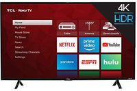 TCL 43S403 43" 4K UHD HDR Roku Smart LED TV (Renewed)