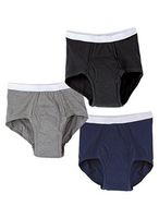 Set of 3 Men' Incontinence Briefs Multi LG