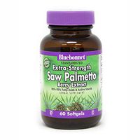 BlueBonnet Extra Strength Saw Palmetto Berry Extract Supplement, 60 Count