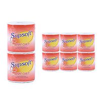 MERSDW White Soft, Skin-friendly Paper Towels, Silky & Smooth Soft Premium 3-Ply Toilet Paper, Strong and Highly Absorbent Table Kitchen Pape for Daily Use (8 Roll - White)