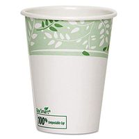 GP Pro Dixie PLA-Lined Paper Hot Cup, 12 ounce, Viridian (Case of 1000)