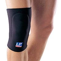 LP Standard Closed Knee Support with Pad (Unisex; Black), Small