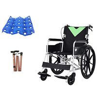 OCYE Travel Light Transport Chair, Compact Design, Foldable Pedals, Luxurious Aluminum Wheelchair, Perfect for Travel, with Storage Bag