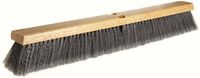 Weiler 42042 24" Block Size, Flagged Silver Polystyrene Fill, Fine Sweep Floor Brush, Natural