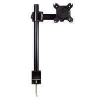 JILoffice V61208086605 Single LCD Monitor Adjustable Mount Arm - Desk Mount Adjustable for 13"-27" Screens, Black, Single Monitor