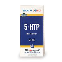 Superior Source 5-HTP Nutritional Supplements, 50 mg, 60 Count