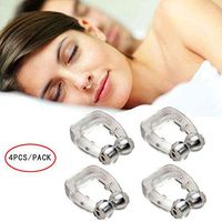 WISREMT Household Mini Practical Silicone Magnetic Anti Snore Clip for Women Men