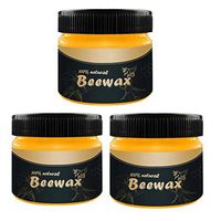 Clearance !! Wood Seasoning Beewax,Wood Seasoning Beewax Complete Solution Furniture Care Beeswax Cleaning Traditional Beeswax Polish for Wood Furniture Beautify Protect (L, Yellow)