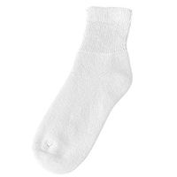 Cotton Sensitive Feet and Diabetic Comfort Socks - Women's (2 Pair Pack) - White