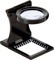 5X Professional Linen Tester with Durable Metal Frame and Storage Pouch, by Electro-Optix