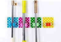 4PCS Wall Mounted Mop Organizer Holder Brush Broom Hanger Bathroom Storage Rack Kitchen Tool