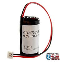 Exell Battery 3V Lithium PLC Computer Backup Battery Replaces Dantona COMP-221, Energy+ PLC-221, Modicon 990XCP98000, Modicon 990XCP980000, Modicon CR17335SE-WR, Modicon Quantum PLC