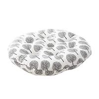 Meidexian888 Linen Seat Cushion,White Forest Cushion Round Cotton Upholstery Soft Padded Cushion Pad Seat Cushion for Office Home Or Car (Multicolor, C)