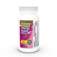 GoodSense Allergy Relief Tablets, Diphenhydramine HCl 25 mg, Antihistamine, 400-Count Allergy Pills