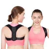 Posture Corrector for Women Men - Posture Brace - Adjustable Back Straightener - Upper Back Brace for Clavicle Support and Providing Pain Relief from Neck, Back & Shoulder - Comfortable Posture Train