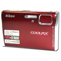Nikon Coolpix S51 8.1MP Digital Camera with 3x Optical Vibration Reduction Zoom (Red)