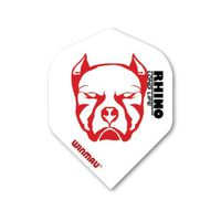 Winmau Rhino Long Life Standard Extra Thick Dart Flights (3 Sets of 3 - 9 Flights) (Bulldog)