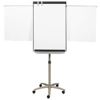 Quartet Easel, Magnetic Whiteboard, 2' x 3', Adjustable, Mobile, Flipchart Holder, Prestige 2, Black Frame (ECM32P2)