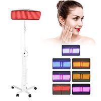 Huakii 7 Color LED Light Skin Care Machine, Professional 7 in 1 Skin Care Device for Anti-Aging and Wrinkle Removal(US Plug)