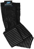 DonJoy Advantage DA161AV03-BLK-L Ankle Sleeve with Figure 8 Straps for Sprains, Strains, Lateral Support, Open Heel, Black, Large fits 9.5", 10.5"