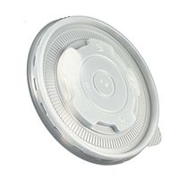 Flat Lid for 20 oz. Yocup Paper Ice Cream/Frozen Dessert Cups - 600 Count