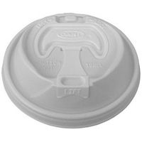 Dart - Optima Reclosable Lid, 12-24oz Foam Cups, White, 100/Bag, 10 Bags/Carton 16RCL (DMi CT